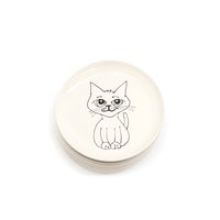 8" Kitty Cat Plate by Denise Yaghmourian