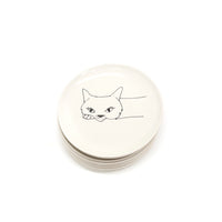 8" Kitty Cat Plate by Denise Yaghmourian