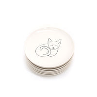 8" Kitty Cat Plate by Denise Yaghmourian