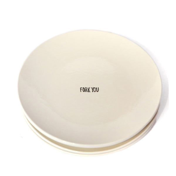 FORK YOU plate by Denise Yaghmourian