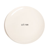 LET'S FORK plate by Denise Yaghmourian