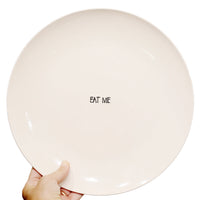 EAT ME plate by Denise Yaghmourian