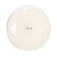 EAT ME plate by Denise Yaghmourian