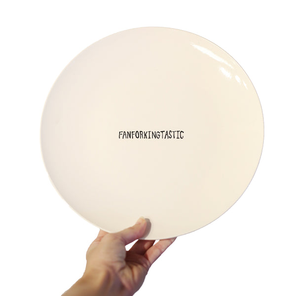 FANFORKINGTASTIC plate by Denise Yaghmourian