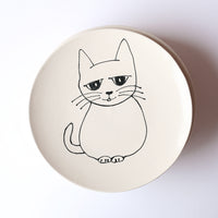 8" Kitty Cat Plate by Denise Yaghmourian