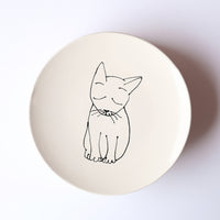 8" Kitty Cat Plate by Denise Yaghmourian