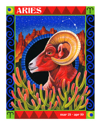 Zodiac in the Desert Print Series by Shachi Kale