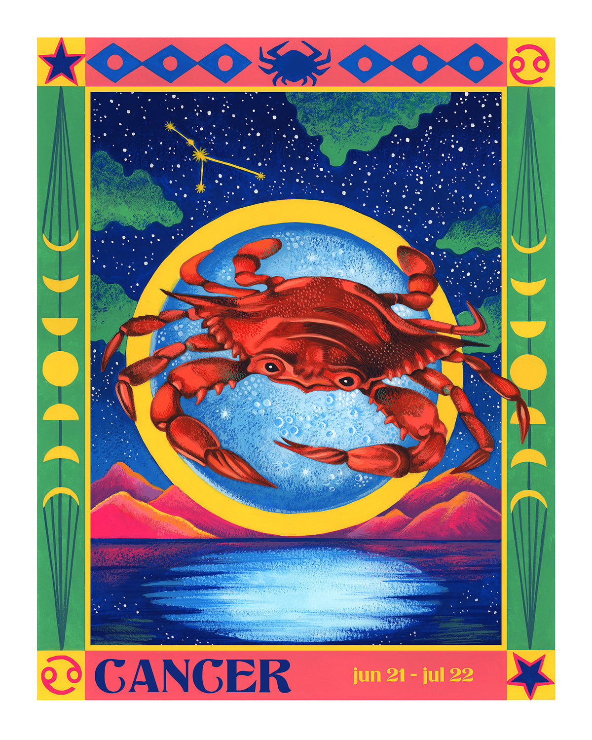 Zodiac in the Desert Print Series by Shachi Kale