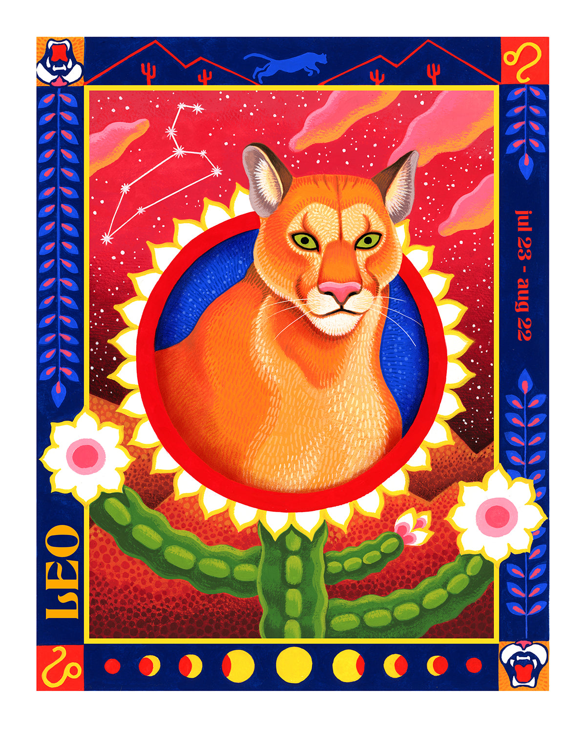 Zodiac in the Desert Print Series by Shachi Kale
