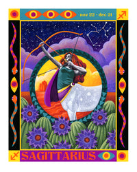 Zodiac in the Desert Print Series by Shachi Kale