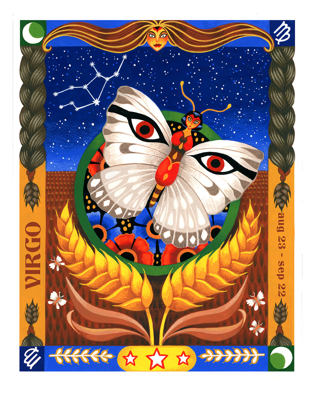 Zodiac in the Desert Print Series by Shachi Kale