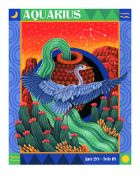 Zodiac in the Desert Print Series by Shachi Kale