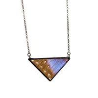 Morpho Necklace by Heather Grimes
