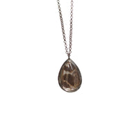 Morpho Teardrop Necklace by Heather Grimes