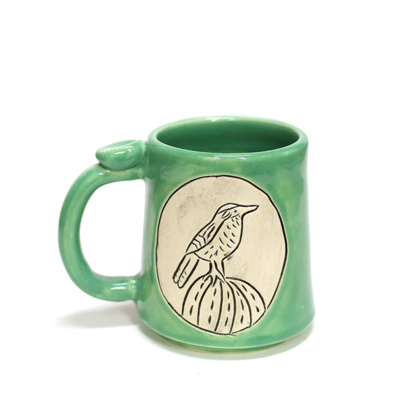 Cactus Wren Mug by Crooked Tree Ceramics