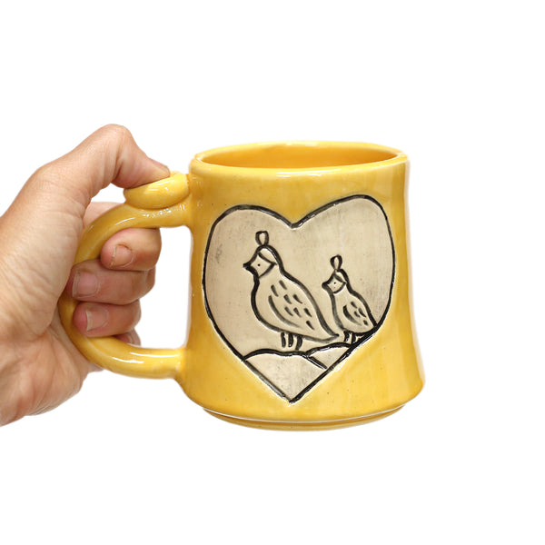 Quail Mug by Crooked Tree Ceramics