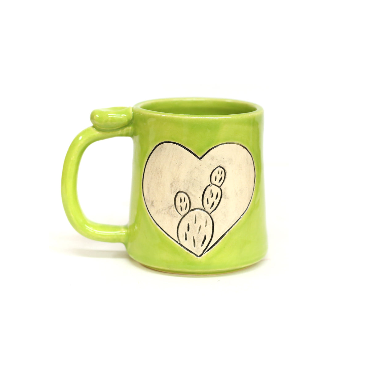 Carved Mug by Crooked Tree Ceramics