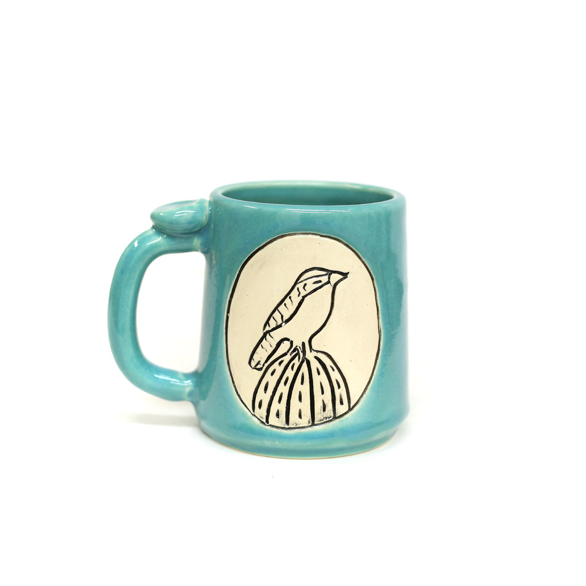 Cactus Wren Mug by Crooked Tree Ceramics