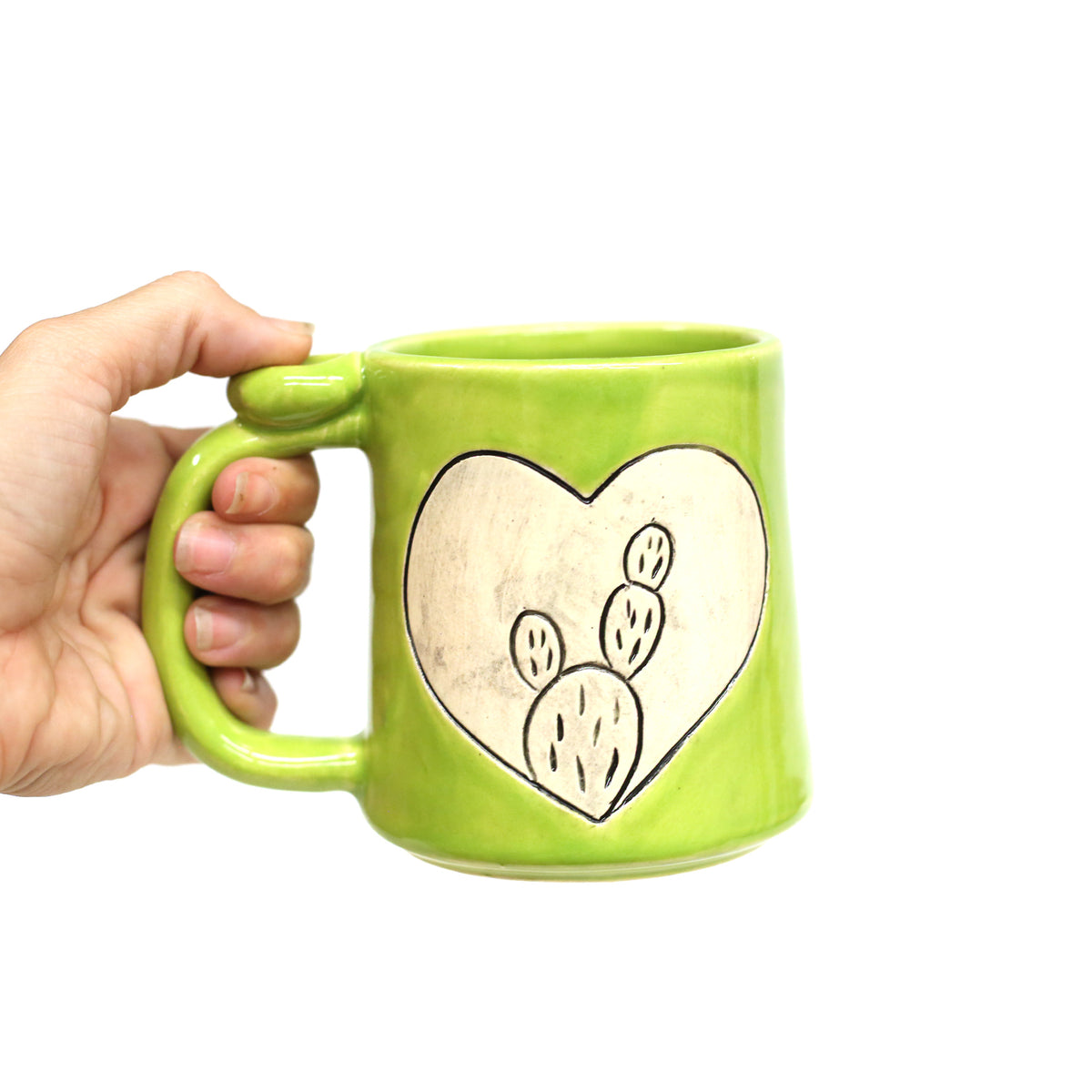 Carved Mug by Crooked Tree Ceramics