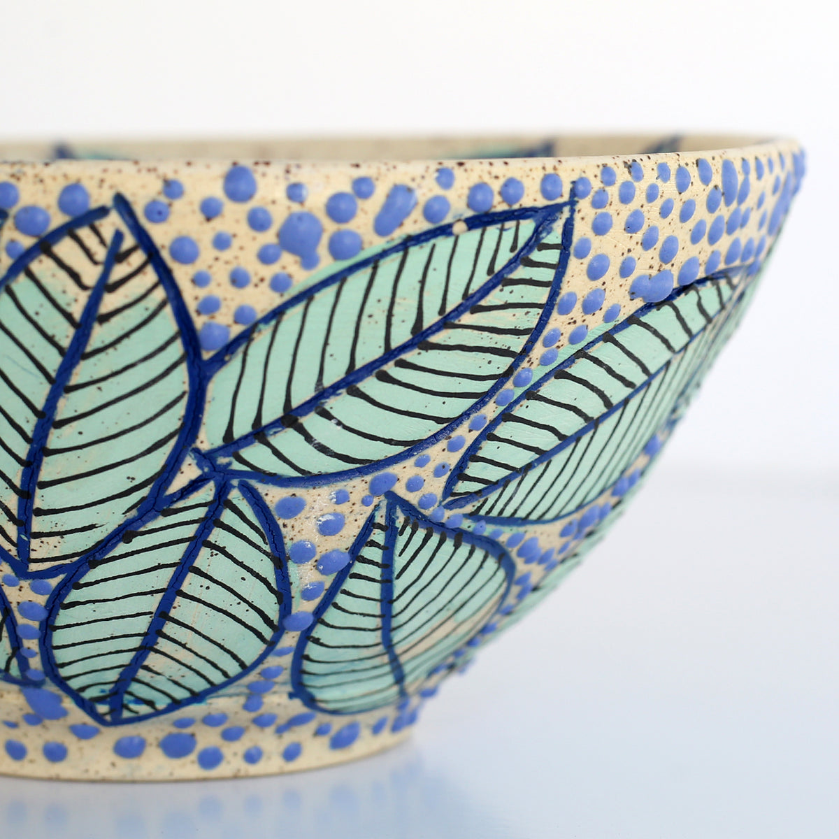 Dot Botanical Bowl by Darshana Patel
