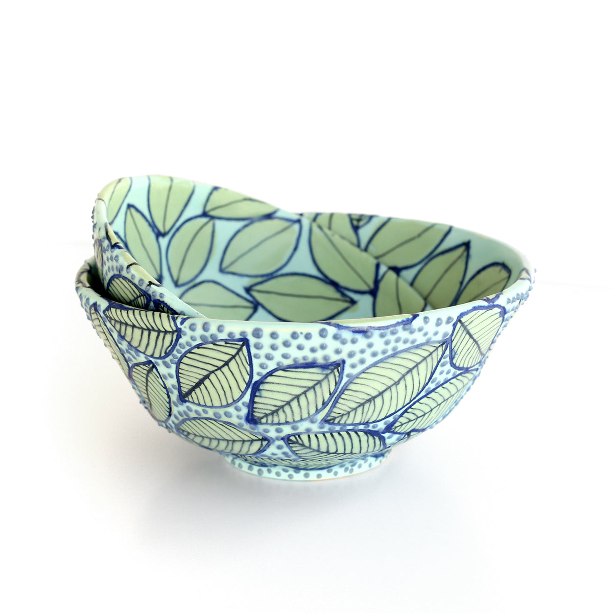 Dot Botanical Bowl by Darshana Patel