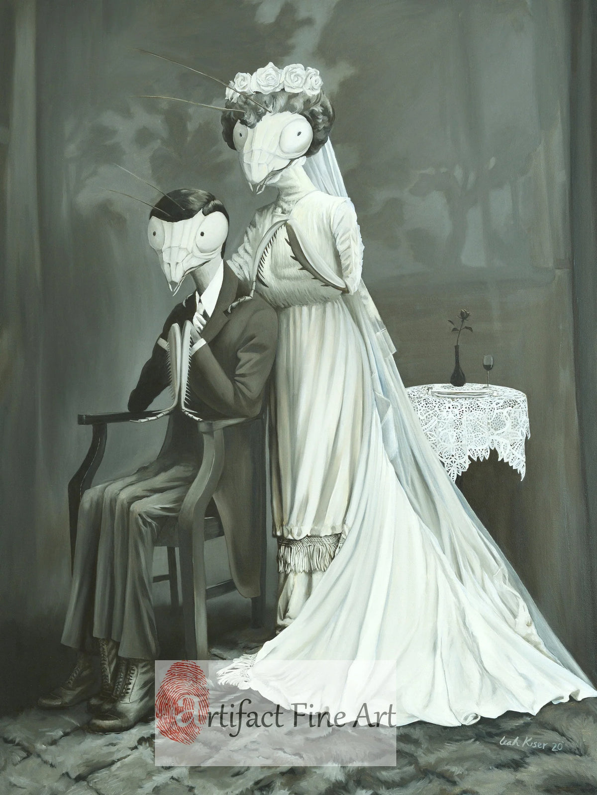 "Table for One" Print by Leah Kiser