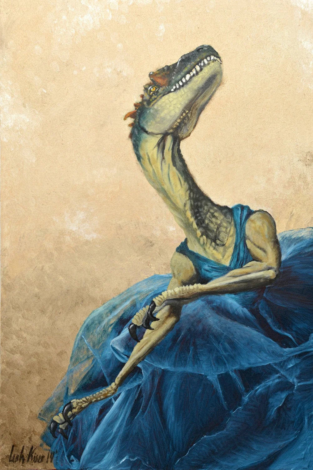 "Blue" Print by Leah Kiser