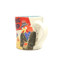 The Big Peep Mug by Paula Weiss