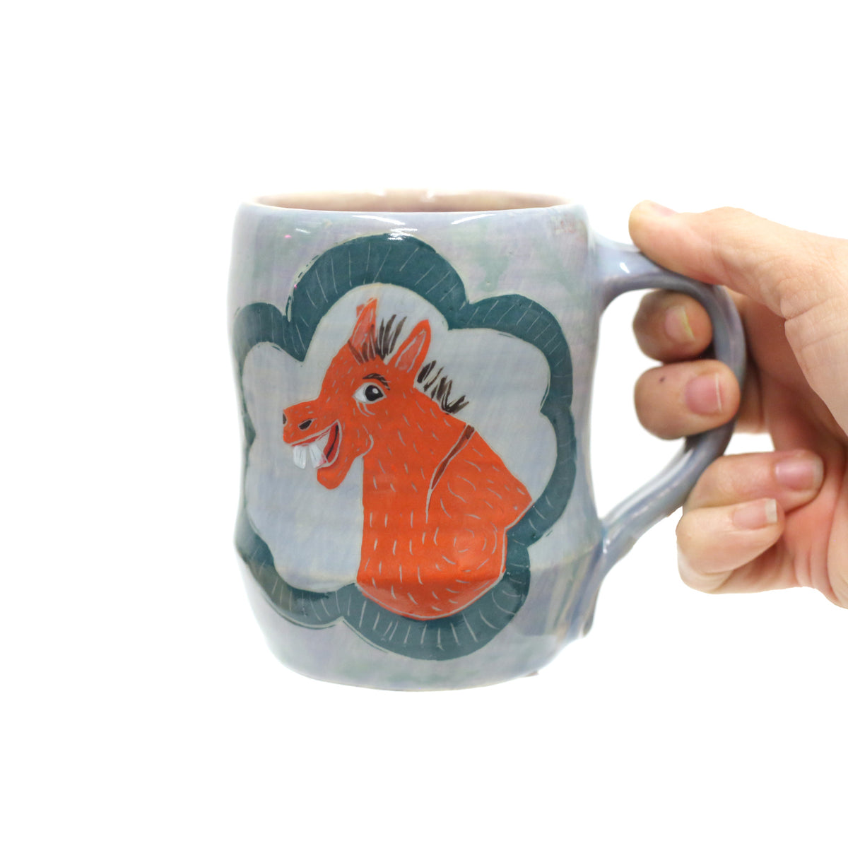 Laughing Burro Mug by Paula Weiss