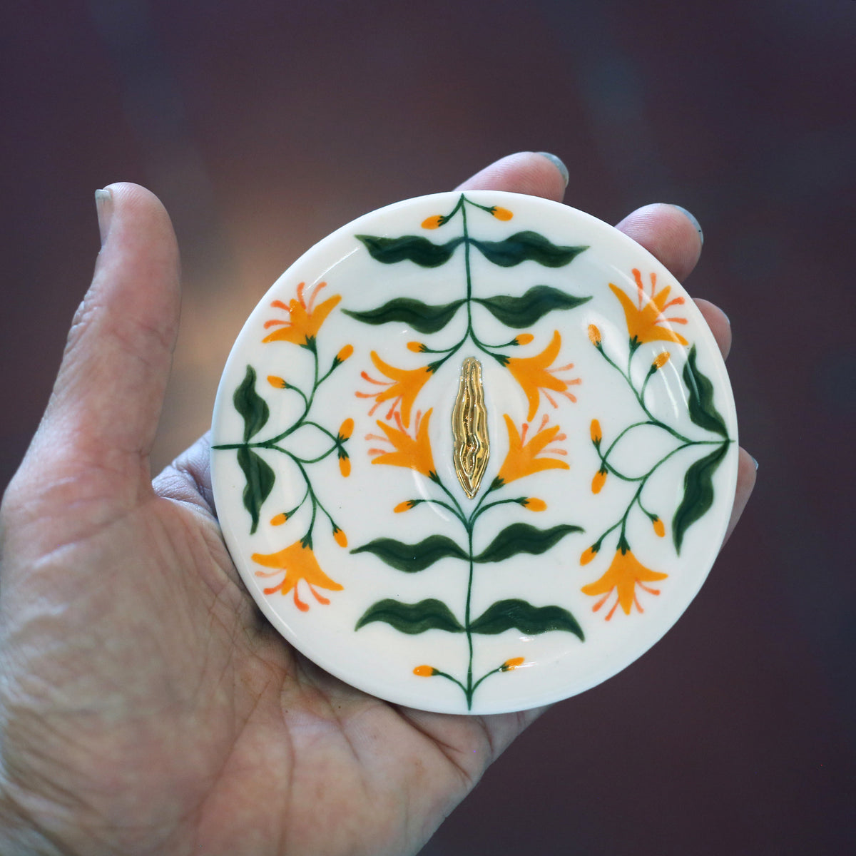 Vulva Dish by Annette Provenzo