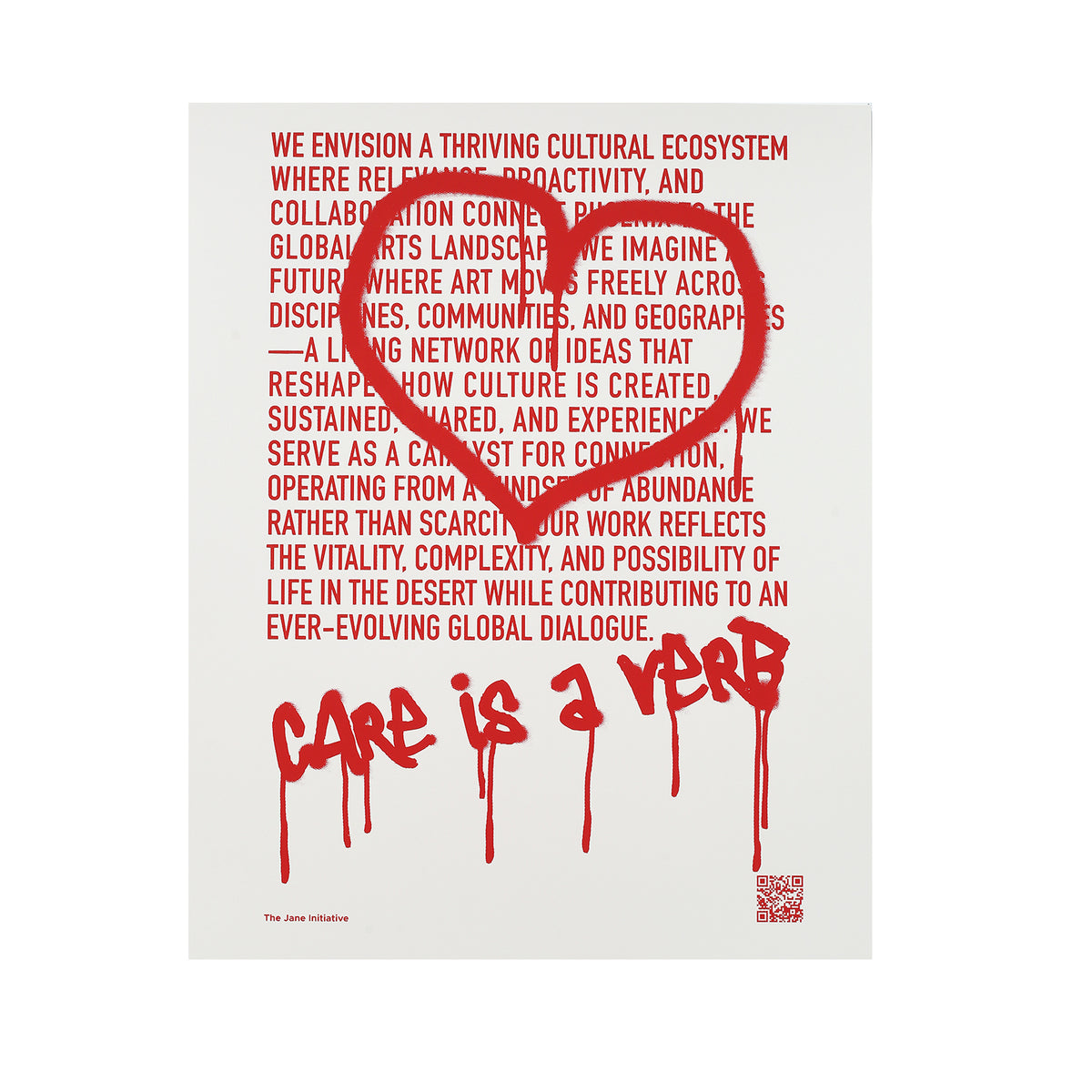care is a verb